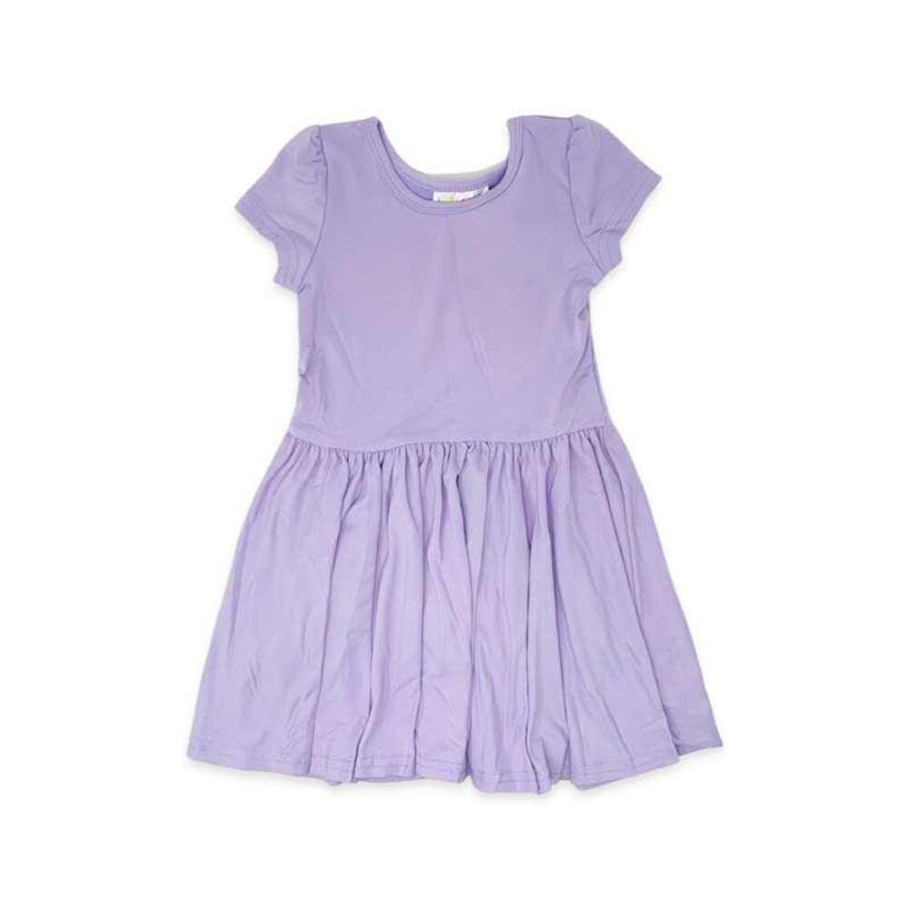 DotDotSmile Size 2t Classic Cap Dress - NWT Light Purple